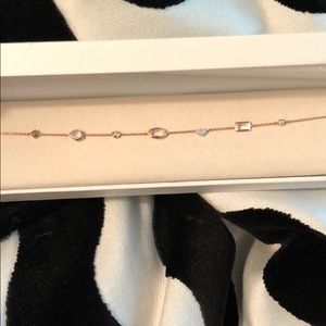 Alina Choker Necklace In Neutral Gemstone Mix